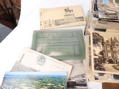 Important lot de cartes postales environ...