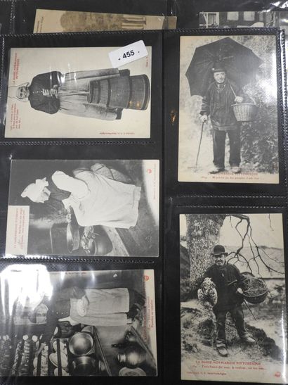 CPA - Normandie : gros plans, costumes et...