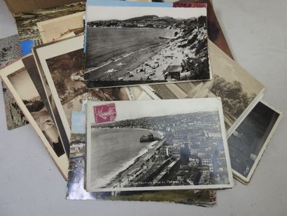 UN CARTON de CPM - Cartes publicitaires -...