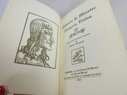 BERNARD Émile - VILLON François. OEuvres...