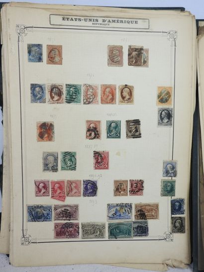 COLLECTION DE TIMBRES : - Album Arthur MAURY...