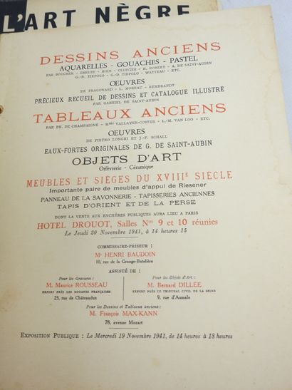 ART. Lot comprenant : - Les gravures sur...