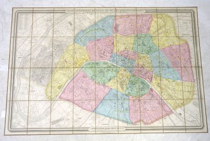 ANDRIVEAU - GOUJON Eugène. Plan géométral...