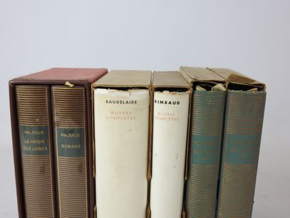 COLLECTION LA PLEIADE : Malraux, Baudelaire,...