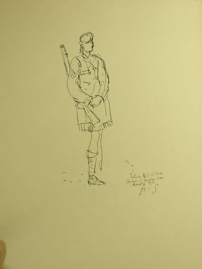 DUNOYER de SEGONZAC (André) - Notes prises...