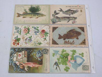 FRANCE. 16 cpa Fantaisie.