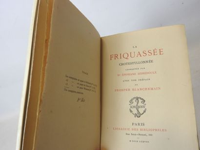 BLANCHEMIN Prosper. La friquassée crotestyllonnée....