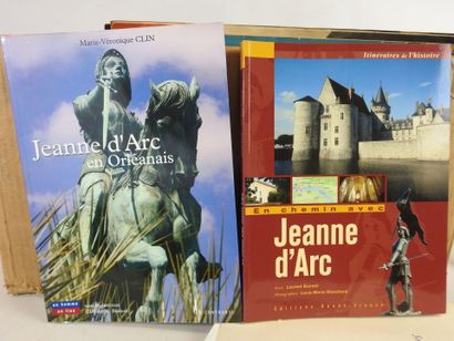 UN CARTON d'environ 30 à 40 volumes sur Jeanne...