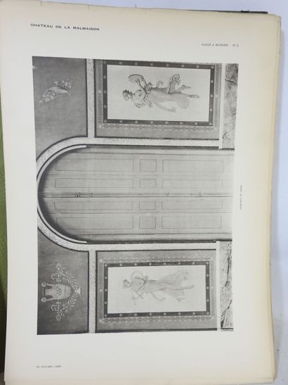PERCIER - FONTAINE : Château de la Malmaison....