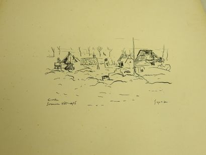 DUNOYER de SEGONZAC (André) - Notes prises...