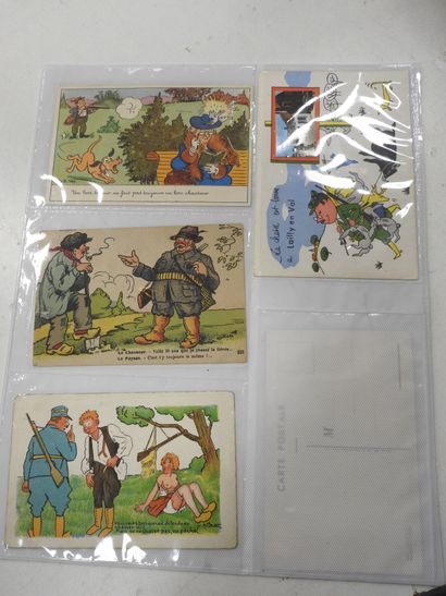FANTAISIE et HUMOUR - La chasse. Environ...
