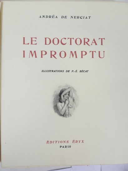 DE NERCIAT Andrea. Le Doctorat Impromptu....