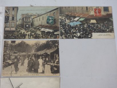 FRANCE. 8 cpa Arbres géants, marchés Ardèche,...