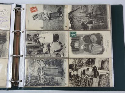 FRANCE. Album vert de 200 cpa environ dont...