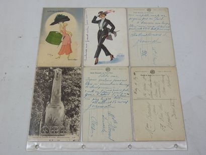 FRANCE. 20 cpa Fantaisie Mode, Modinette,...