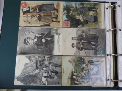 FRANCE. Album vert de 200 cpa environ dont...