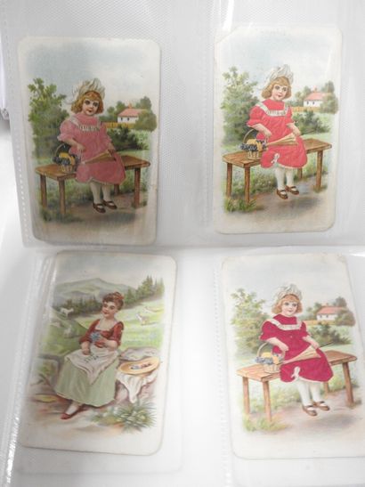 CHROMOLITHOGRAPHIES - POULAIN : 14 petits...