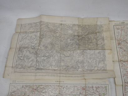 A. TARIDE. Deux cartes imprimées - Environs...