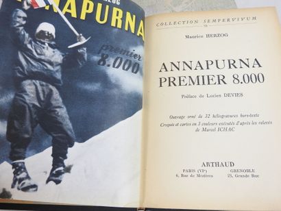 HERZOG Maurice. Annapurna Premier 8000. Paris,...