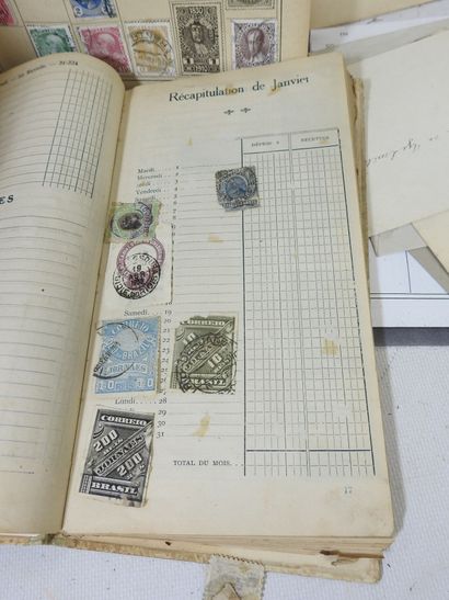 COLLECTION DE TIMBRES : - Album Arthur MAURY...