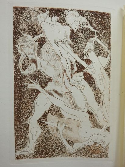 APULEE. L'Ane d'Or orné de 67 images dessinées...