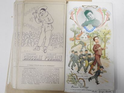 CHROMOLITHOGRAPHIES - POULAIN : Série de...