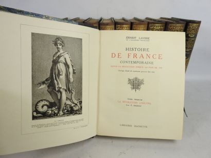LAVISSE Ernest. Histoire de France contemporaine...