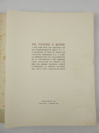 BRAYER (Yves) - DU COLOMBIER (Pierre). De...