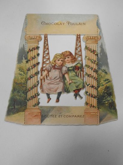 CHROMOLITHOGRAPHIES - POULAIN : 2 cartes....