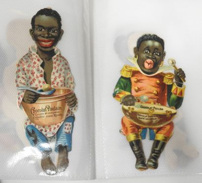 CHROMOLITHOGRAPHIES : 24 sujets découpis...
