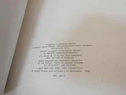 PRISUNIC : Catalogue retrospectif 1931-1988....