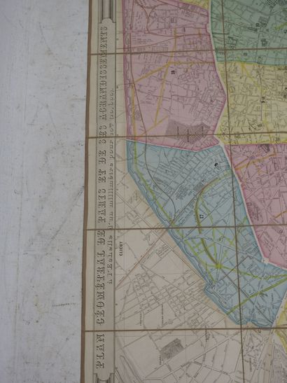 ANDRIVEAU - GOUJON Eugène. Plan géométral...