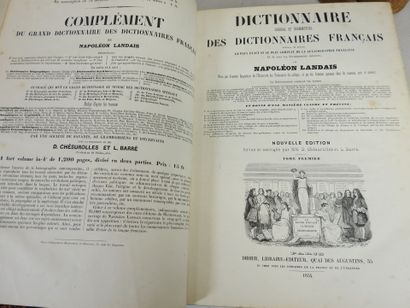 LANDAIS Napoléon. Dictionnaire général et...