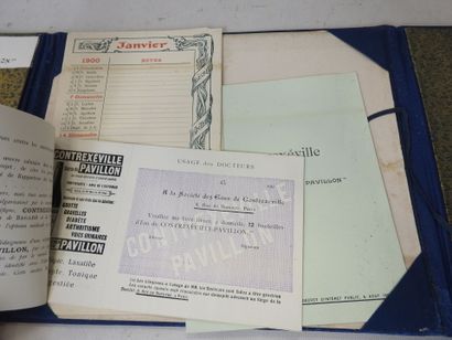 CARNET de correspondance complet avec calendrier...