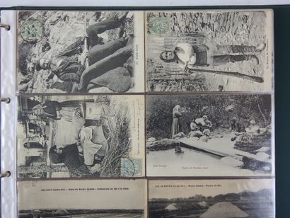 FRANCE. Album vert de 200 cpa environ dont...