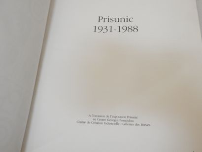 PRISUNIC : Catalogue retrospectif 1931-1988....