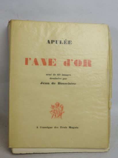 APULEE. L'Ane d'Or orné de 67 images dessinées...