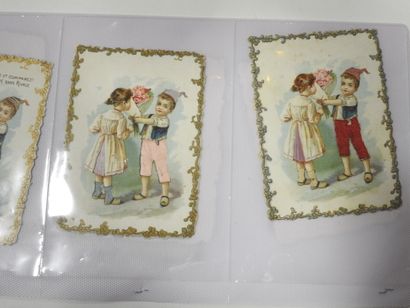 CHROMOLITHOGRAPHIES - POULAIN : 11 petits...