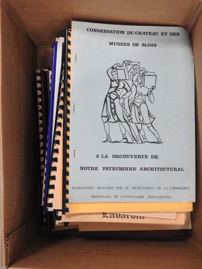 DEUX CARTONS : 1 ensemble livres divers dont...
