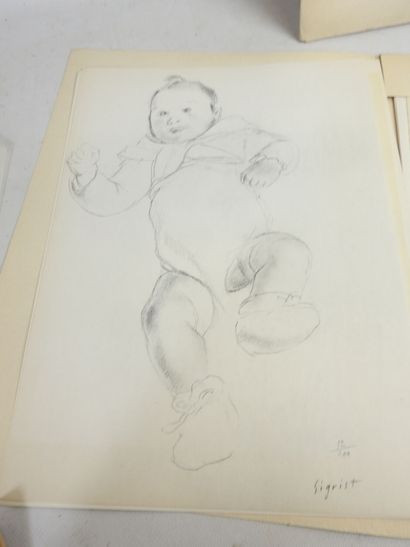 SIGRIST Edmond ( 1882- 1947). Enfants. Paris,...