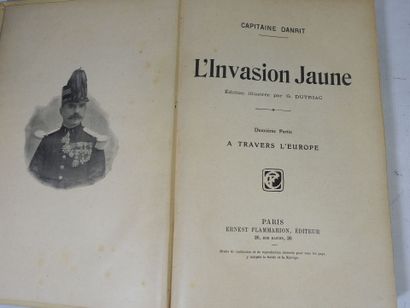 CAPITAINE DANRIT. L'invasion jaune. Ed. illustrée...
