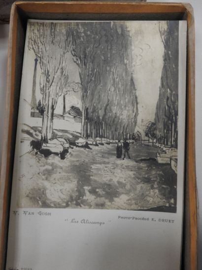 LOT de cartes postales, lumière mat et lisse....