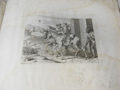 Q. HORATII FLACCI. Rome, 1820. Ed. illustrée...