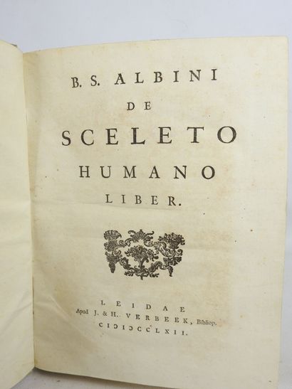 B.S. Albini - ALBNINUS, Bernhard Siegfried....