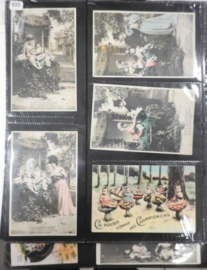 CARTES FANTAISIES : « Bébés à vendre... »...