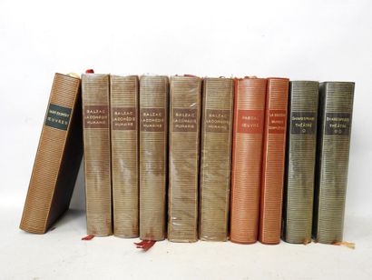 BIBLIOTHEQUE LA PLEIADE - Dix livres dont...