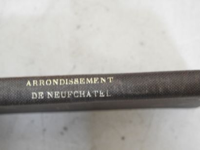 CARTE routière de l'arrondissement de Neufchatel,...