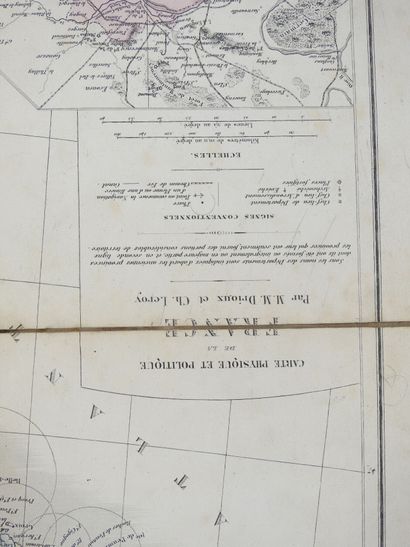 DRIOUX - LEROY : Carte physique et politique...