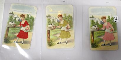 CHROMOLITHOGRAPHIES - POULAIN : 8 petits...