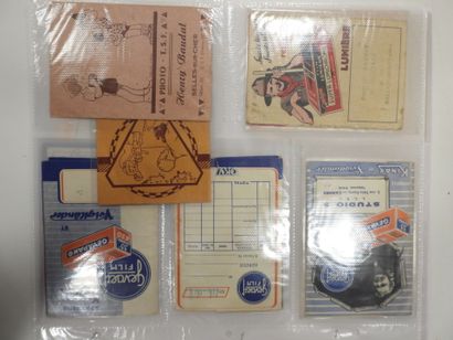 POCHETTES ANCIENNES de photographes. Environ...